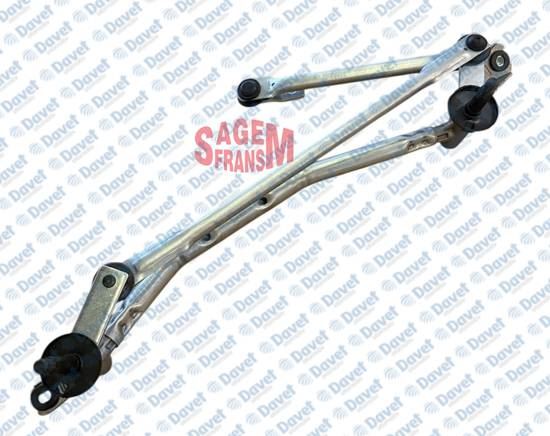 SAGEM 255158 Ön Silecek Mekanizmasi Motorsuz Nissan Qashqai 1.6l Hr16de J10 06-13 / 2.0l M9r 07-13 / 1.5l Dci K 9k J10de 06-13